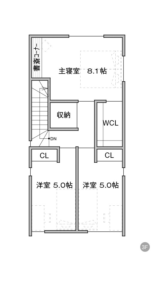 新金岡2号地3F 間取り図